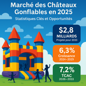 Marché des Châteaux Gonflables en 2025 : Statistiques Clés et Opportunités