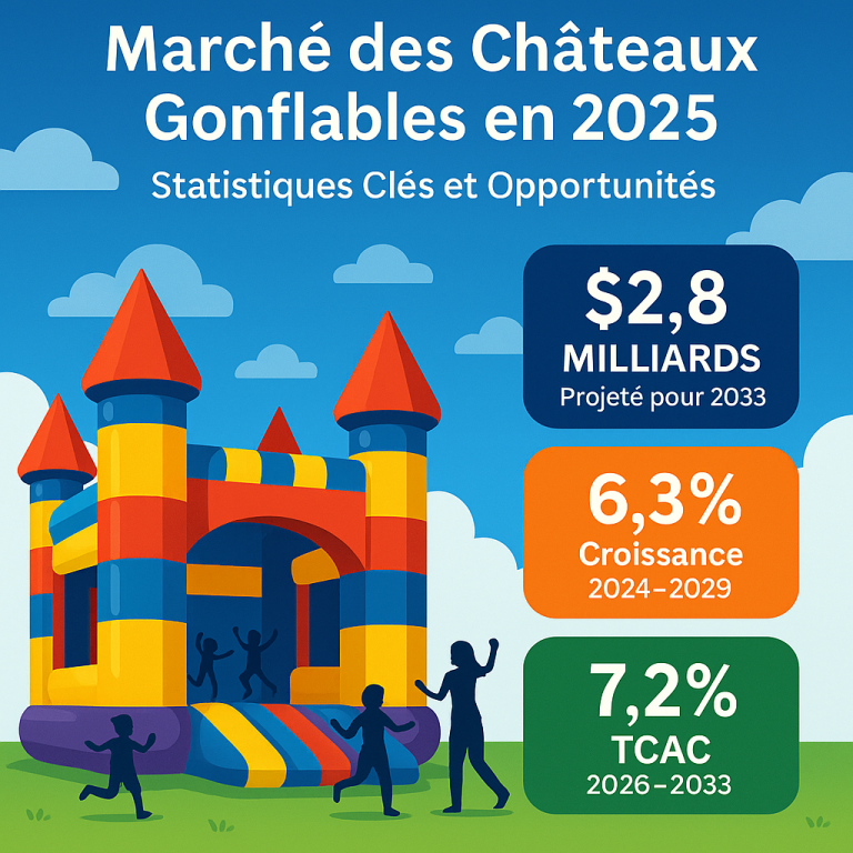 Marché des châteaux gonflables